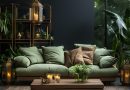 Meuble de salon : choisir le vert comme couleur principale